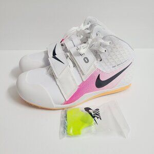 NEW Nike Zoom Javelin Elite 3 Track Shoes WITH SPIKES AJ8119-101 Size 9.5 White
